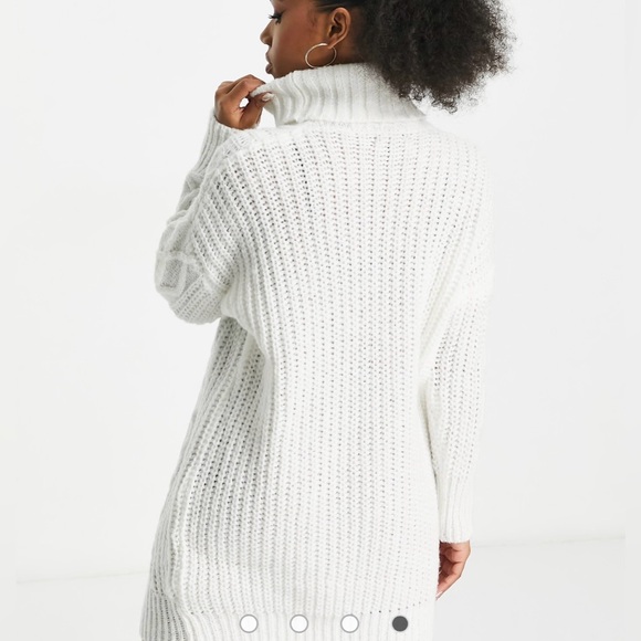 NWT- QED London turtle neck cable knit Sweater Dress - Picture 5 of 11